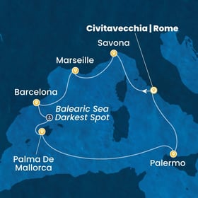 Costa Toscana ile Balear Adaları ve Batı Akdeniz Turu THY ile / 7 Gece Konaklamalı / İstanbul Çıkışlı / 5 Mart