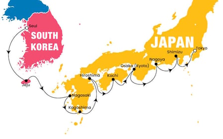 Norwegıan Jade ile Büyük Japonya ve Güney Kore Turu Qatar HY ile / 14 Gece Konaklamalı / İstanbul Çıkışlı / 19 Kasım